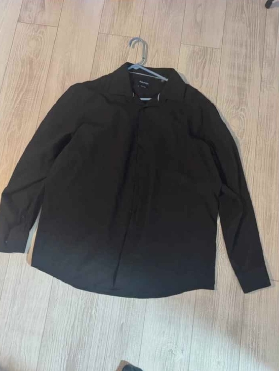 Other - Black Button-Up Shirt - Classic Collared Top